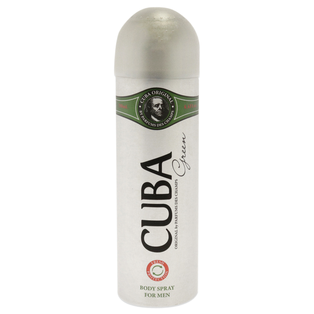 Cuba Green BY Cuba for Men 6.6 oz Body Spray